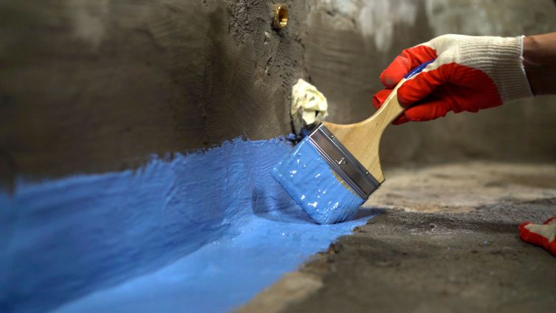 Applying Waterproof Sealant